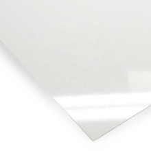 Alumetal glossy white color  customize HD sublimation  aluminum  blanks sheet
